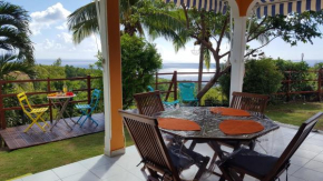 Maison charmante vue sur mer à Vieux-Habitants